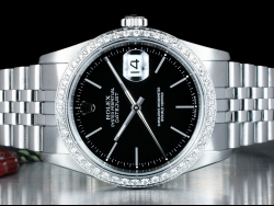 Rolex Datejust 36 Jubilee Nero Royal Black Onyx Diamonds Bezel 16200 